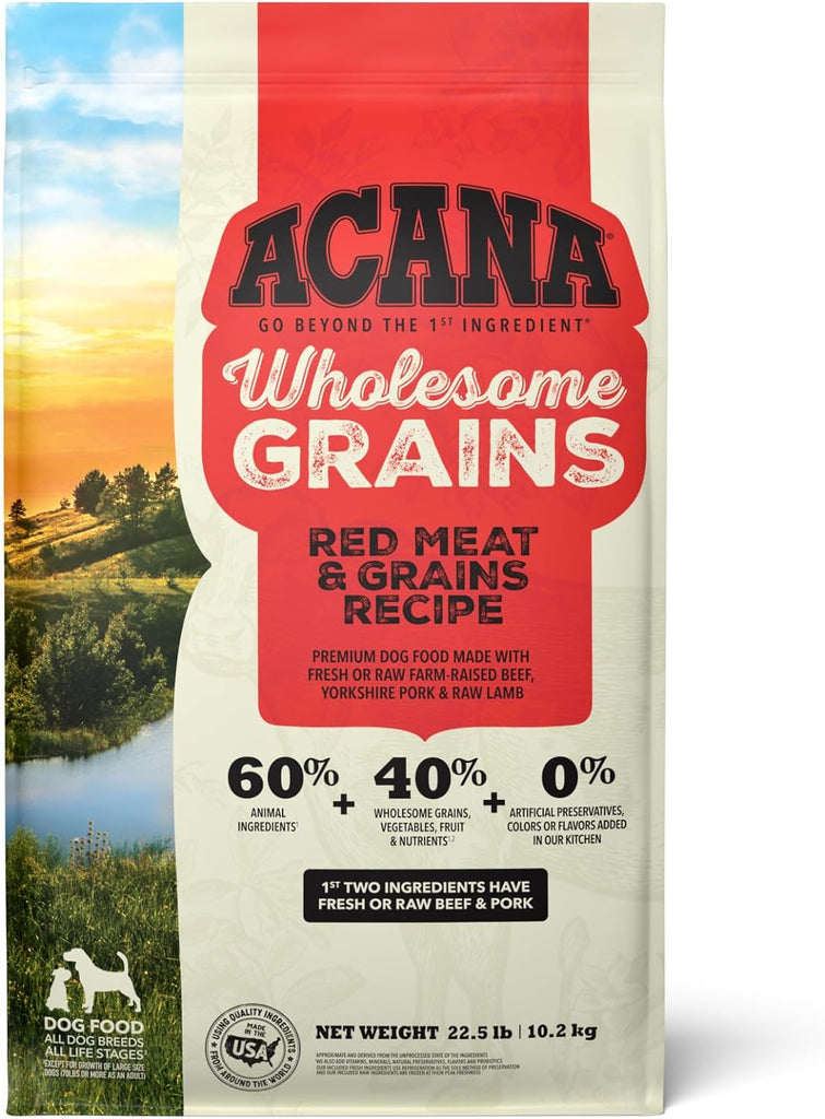 Acana Dog Food Wholesome Grains Red Meat Recipe - 22.5lb