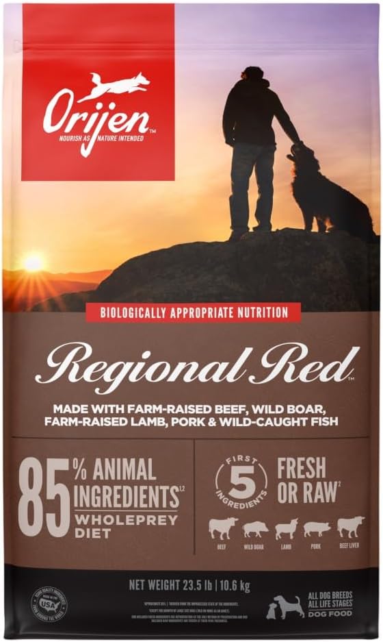 Orijen Regional Red Dog Food Grain Free - 23.5lb