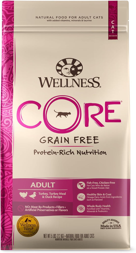 Wellness Cat Food Core Turkey & Duck - 5lb