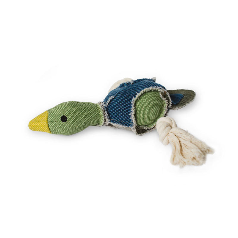 Canvas duck shop dog toy